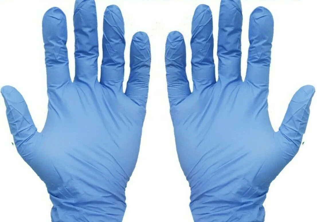 10Box/CS Emerald Nitrile Exam Gloves Large Powder Free Rubber Non-Latex 6651/52