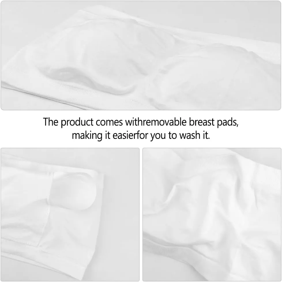 2-3 Pack Strapless Bra,Tube Tops for Women,Bandeau Bra,Tube Top,Seamless Bra,Tube Top with Built in Bra
