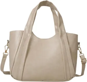 2023 New Bucket Bag Shoulder Bag Solid Color Crossbody Bag Versatile Fashion Large Capacity Handbag for Women Girl