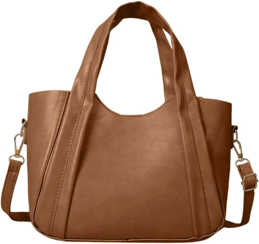 2023 New Bucket Bag Shoulder Bag Solid Color Crossbody Bag Versatile Fashion Large Capacity Handbag for Women Girl