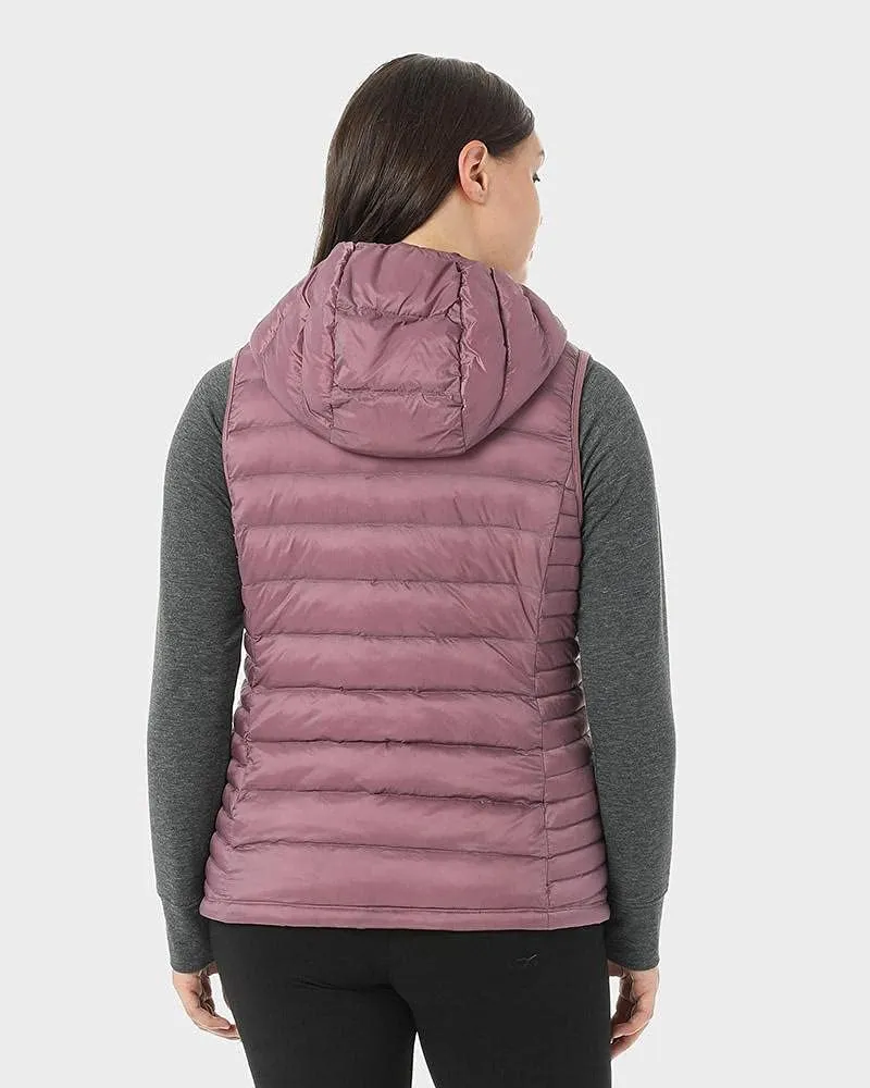 32 Degrees Womens Ultra-Light Down Alternative Water-Repellent Packable Puffer Vest Outerwear with Zipper