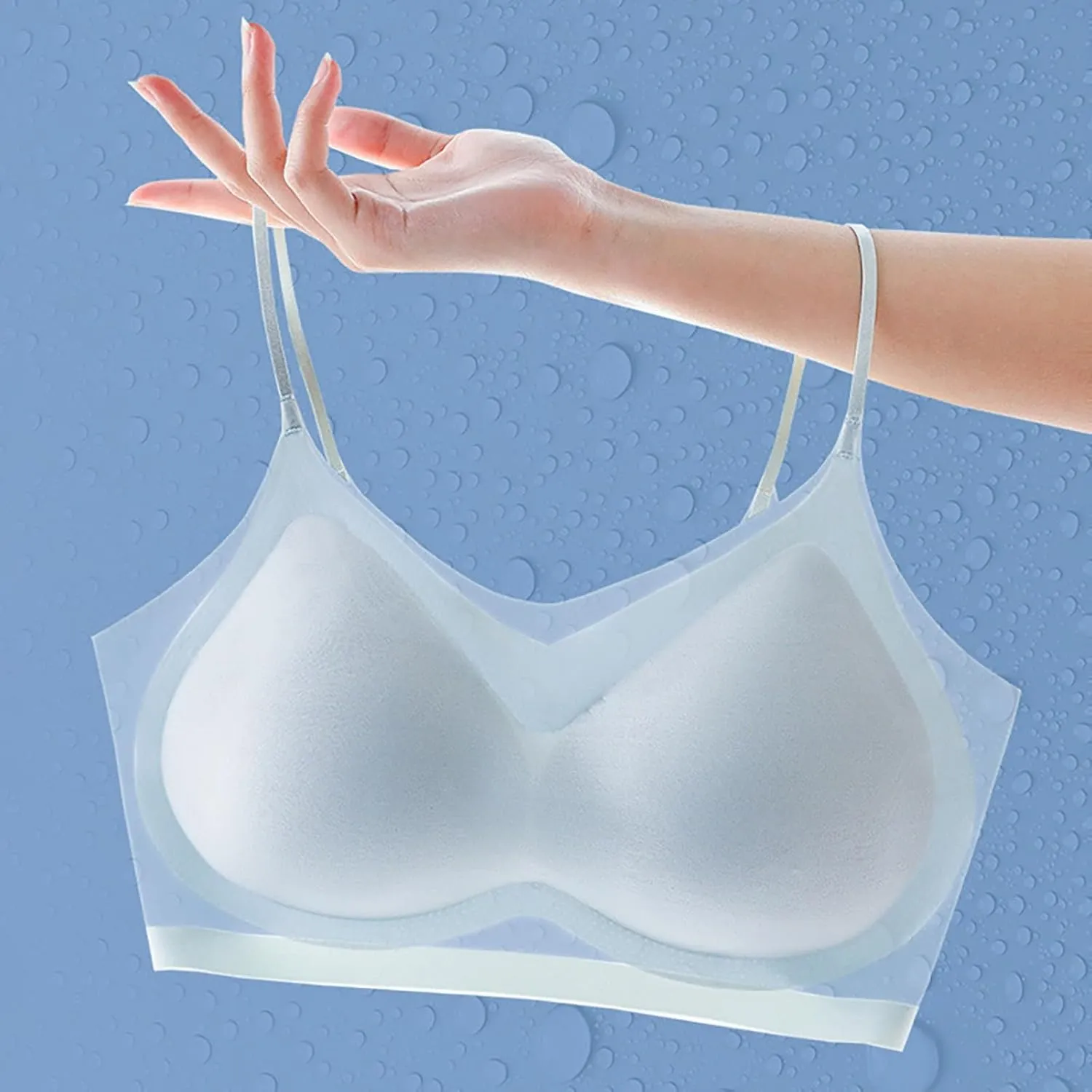 3PC Women's Everyday Bra Gathered to Collect Bras Plus Size Cool Yoga Wireless Sport Bralette Comfort Underwear