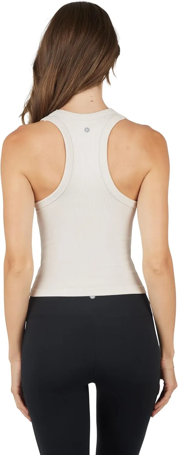 90 Degree By Reflex Womens Seamless Tank Ribbed Fitted Racerback Top 3 Pack
