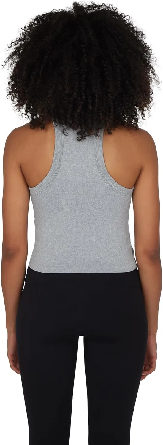 90 Degree By Reflex Womens Seamless Tank Ribbed Fitted Racerback Top 3 Pack