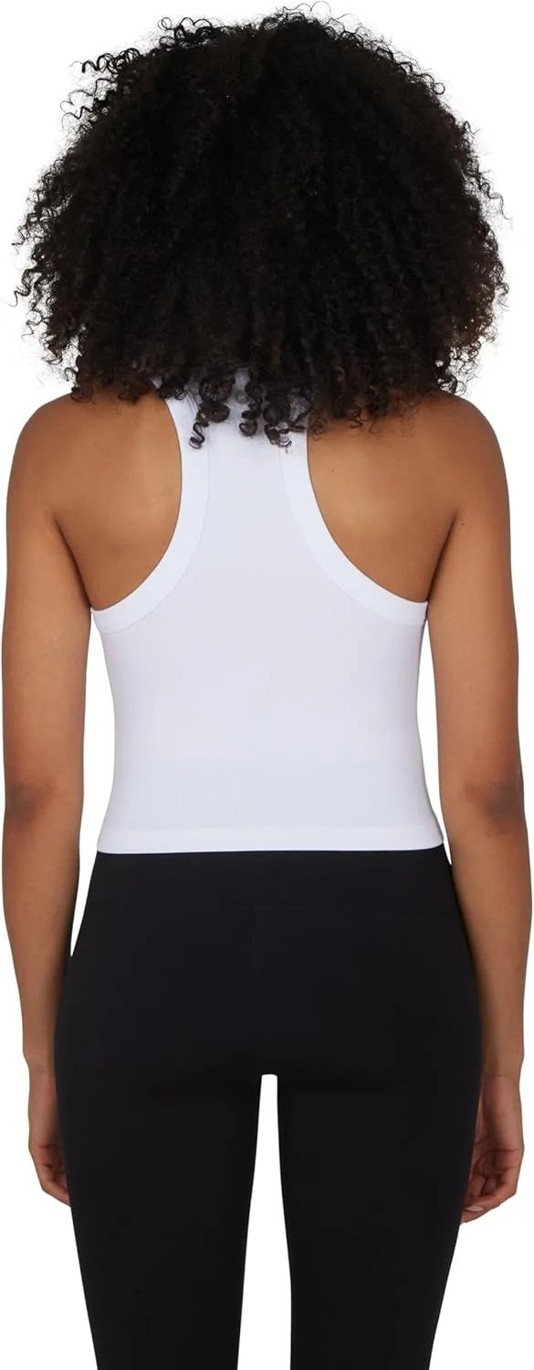 90 Degree By Reflex Womens Seamless Tank Ribbed Fitted Racerback Top 3 Pack