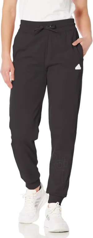 adidas Women's Printed French Terry Regular Pants