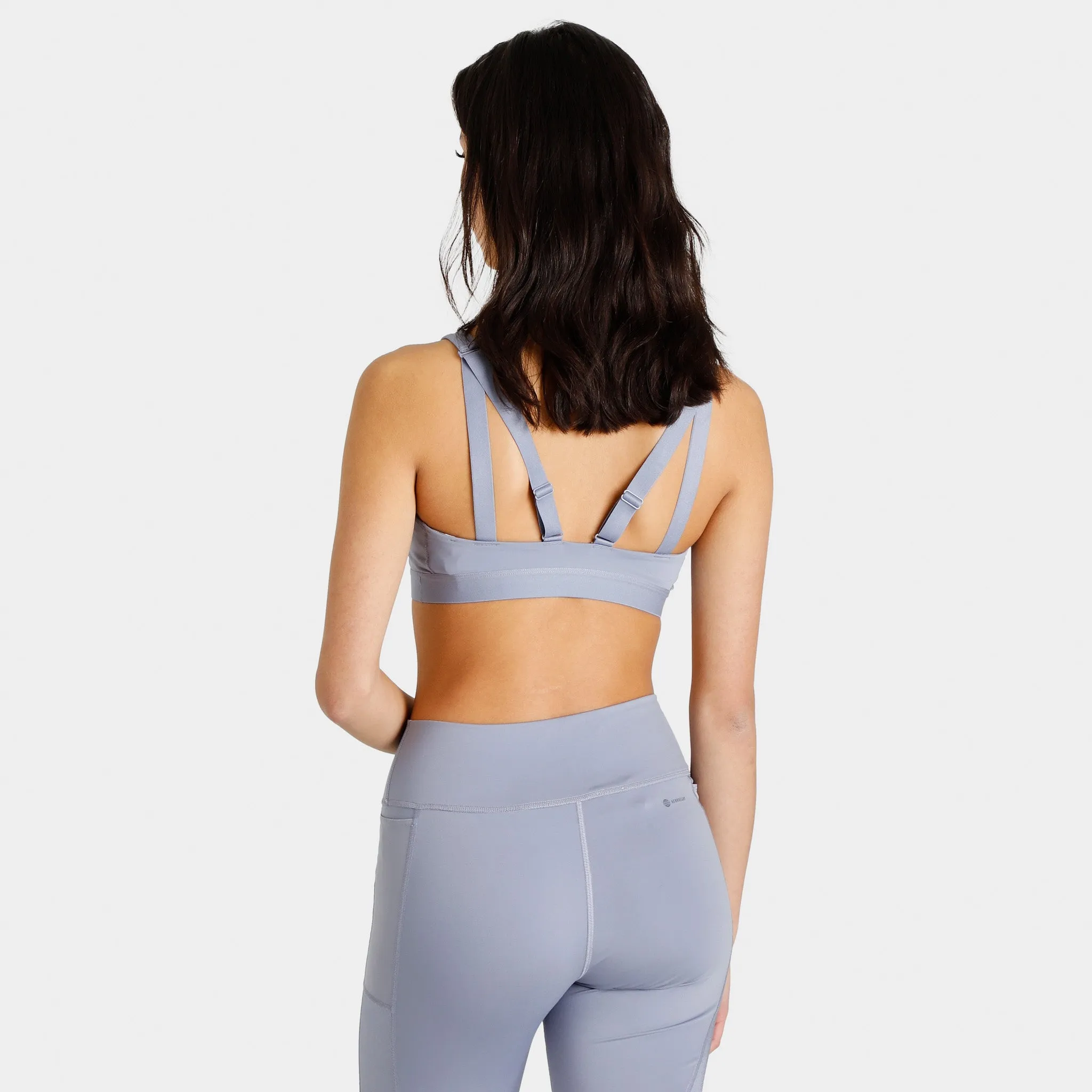 adidas Women's TLRD Move High Support Bra / Silver Violet