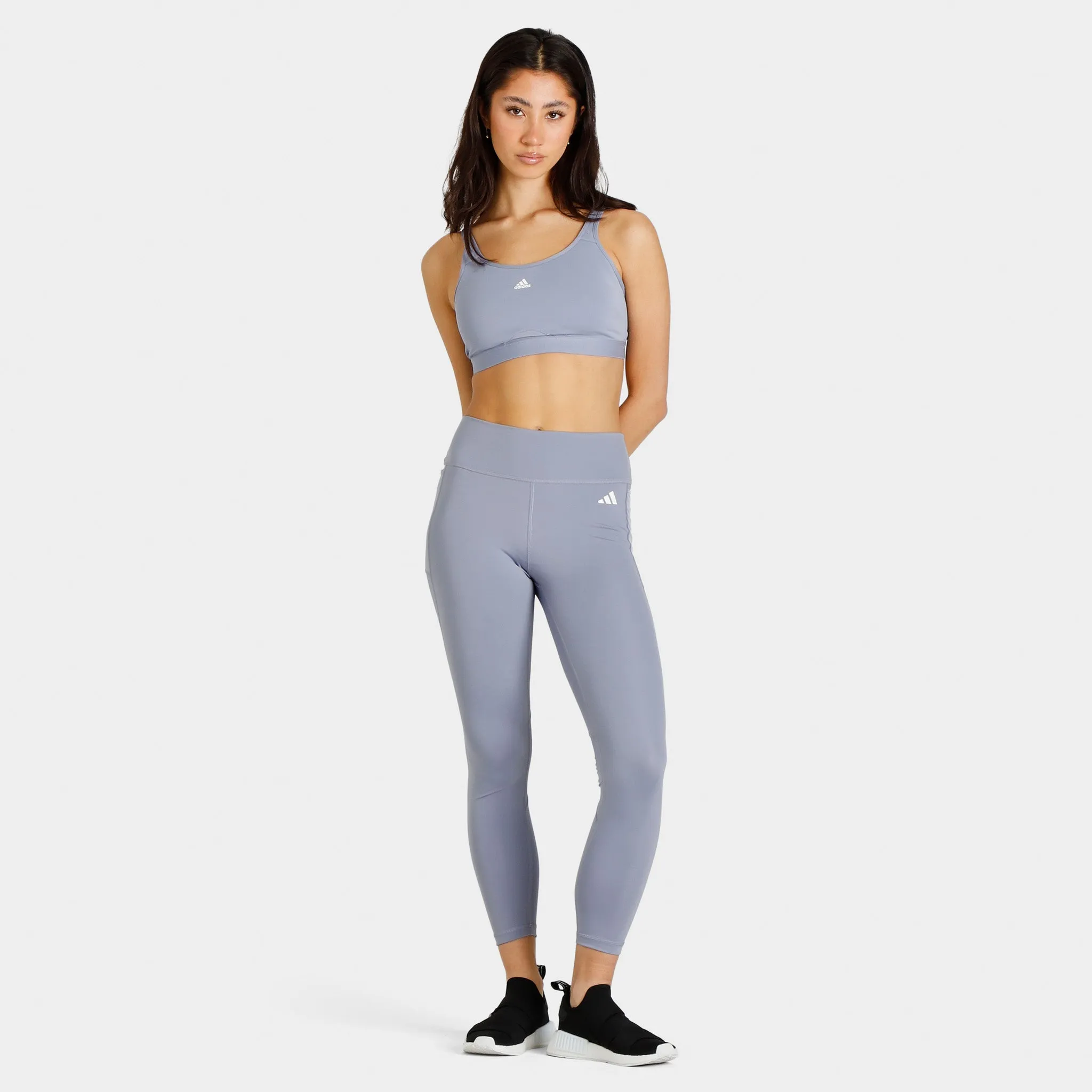 adidas Women's TLRD Move High Support Bra / Silver Violet