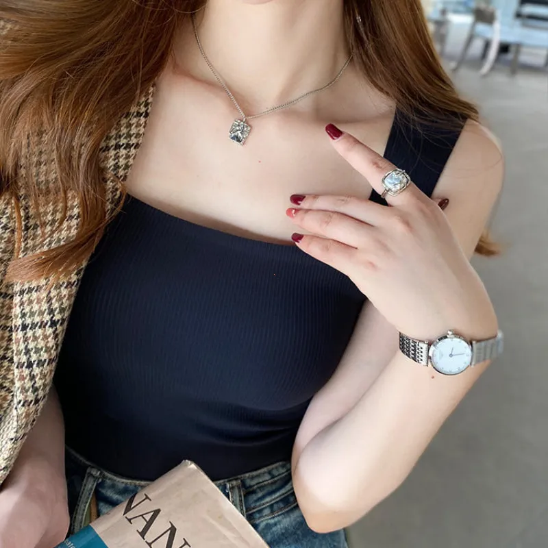 Alice Tank Top With Inbuilt Bra