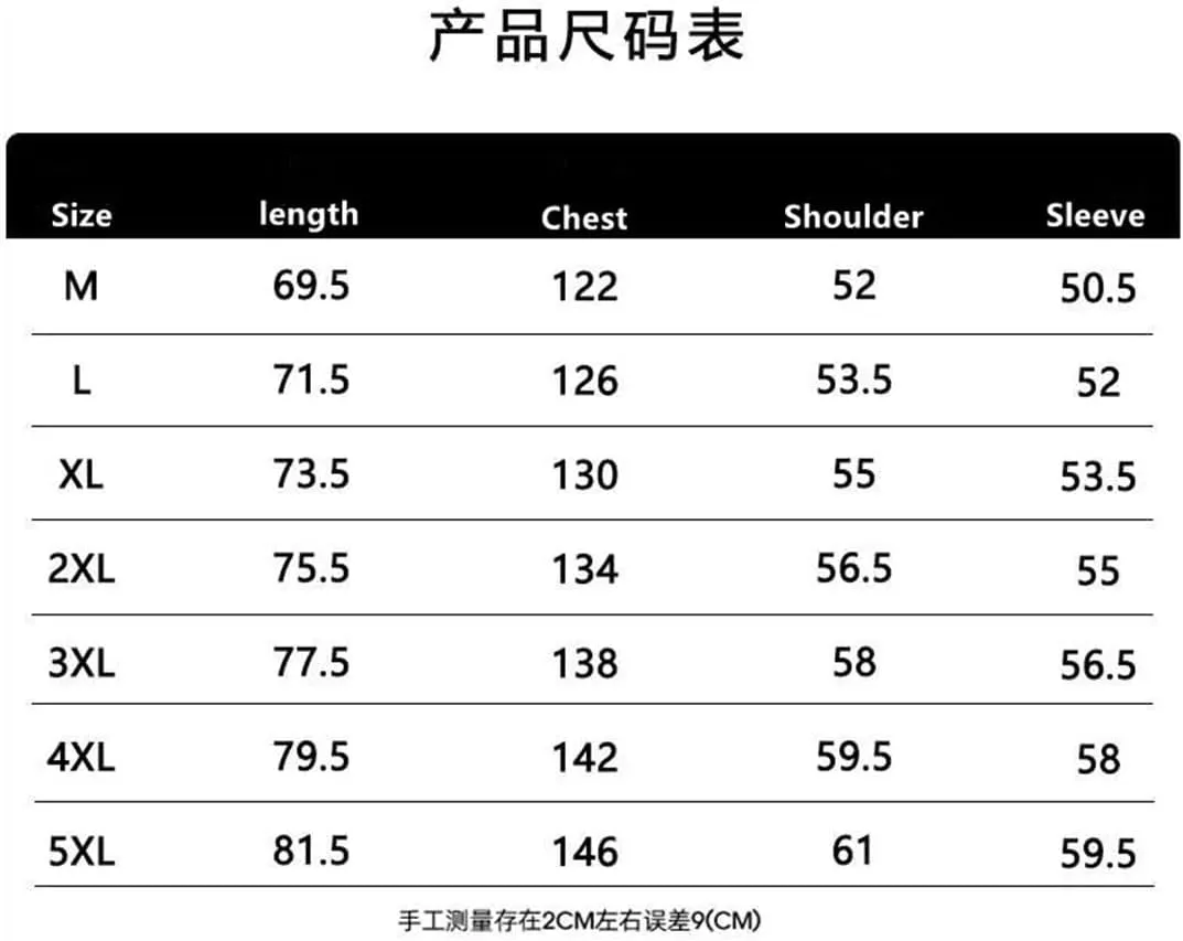 Alloaone Mens Trend Hooded Cotton-Padded Jacket Loose Thick Warm Large Size Coat