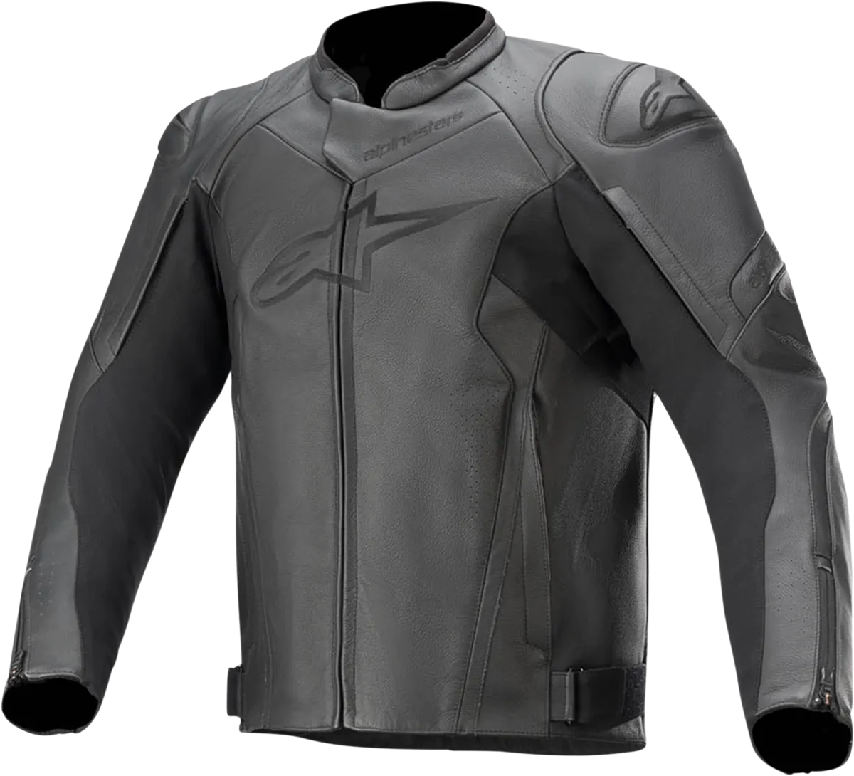 ALPINESTARS Faster v2 Leather Jacket - Black - US 38 / EU 48 3103521-1100-48