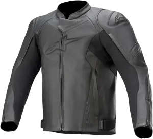 ALPINESTARS Faster v2 Leather Jacket - Black - US 40 / EU 50 3103521-1100-50