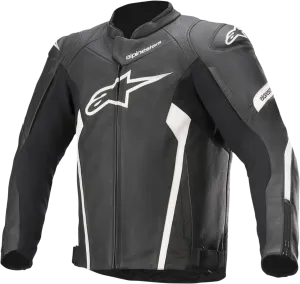 ALPINESTARS Faster v2 Leather Jacket - Black/White - US 46 / EU 56 3103521-12-56