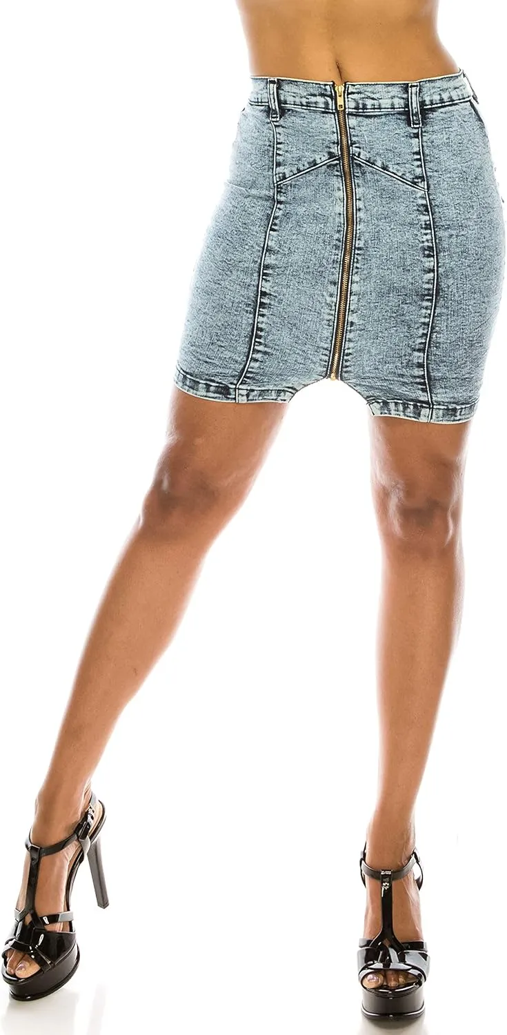 Aphrodite Skirt for Women - Casual Fashion Jeans Skirt