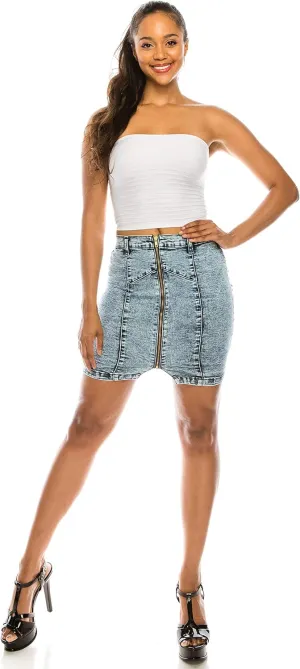Aphrodite Skirt for Women - Casual Fashion Jeans Skirt