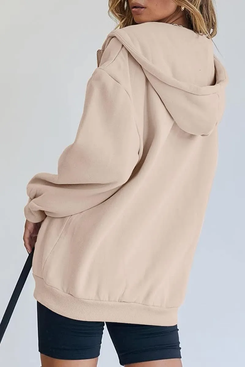 AUTOMET Womens Zip Up Hoodies Long Sleeve Fall Oversized Sweatshirts Fleece Y2K Jacket with Pockets 2025 Fashion Clothes