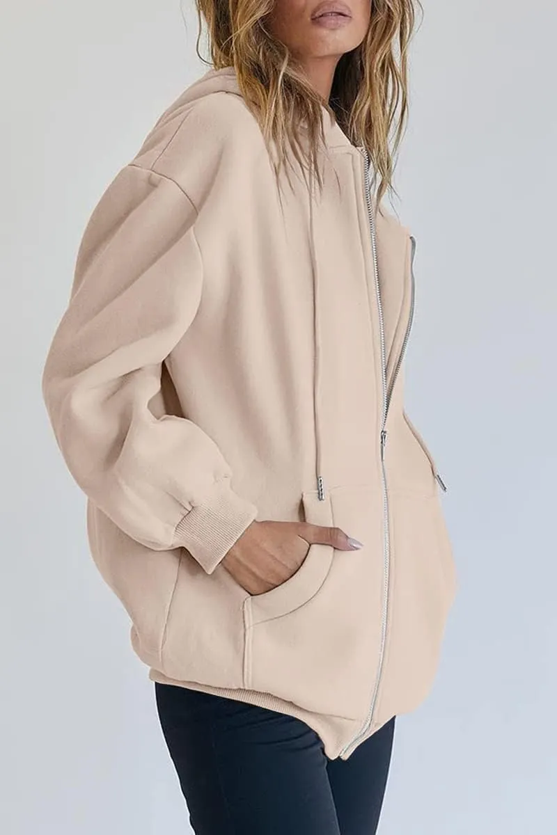 AUTOMET Womens Zip Up Hoodies Long Sleeve Fall Oversized Sweatshirts Fleece Y2K Jacket with Pockets 2025 Fashion Clothes