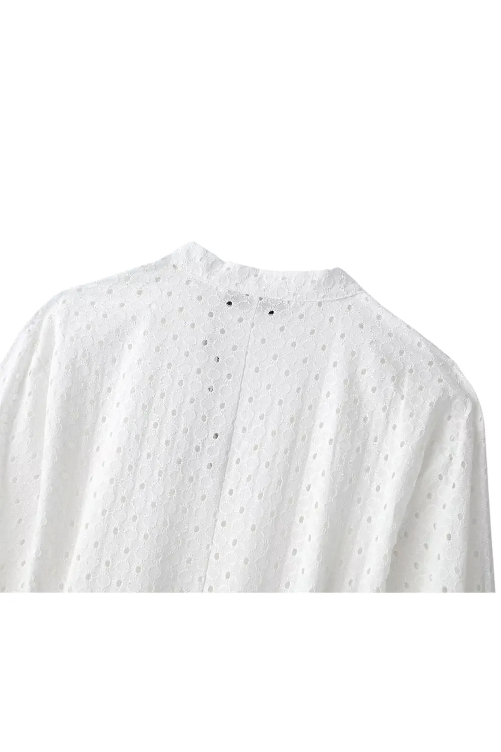 ‘Autumn’ Minimalist Lace Embroidered Short Dress