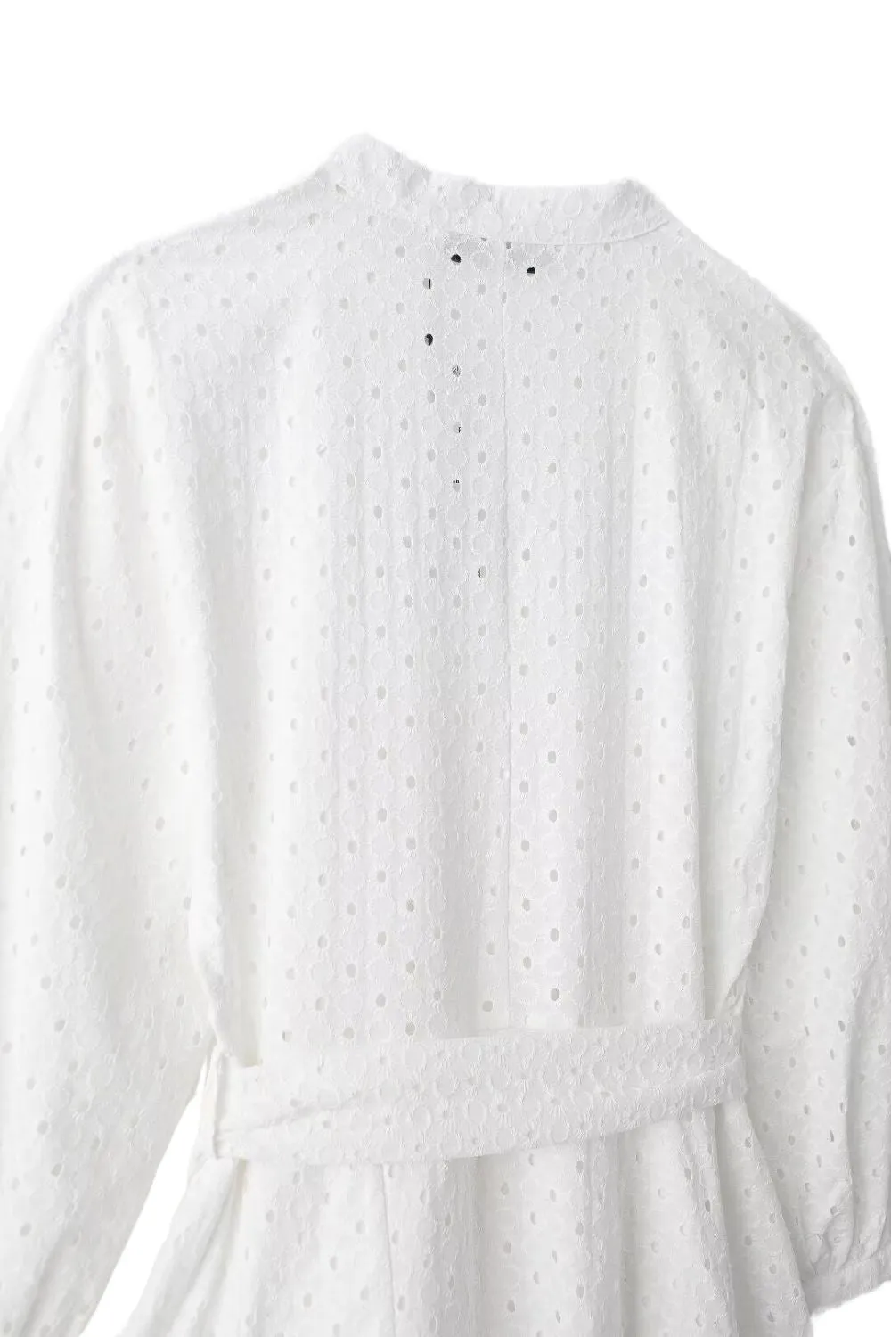‘Autumn’ Minimalist Lace Embroidered Short Dress