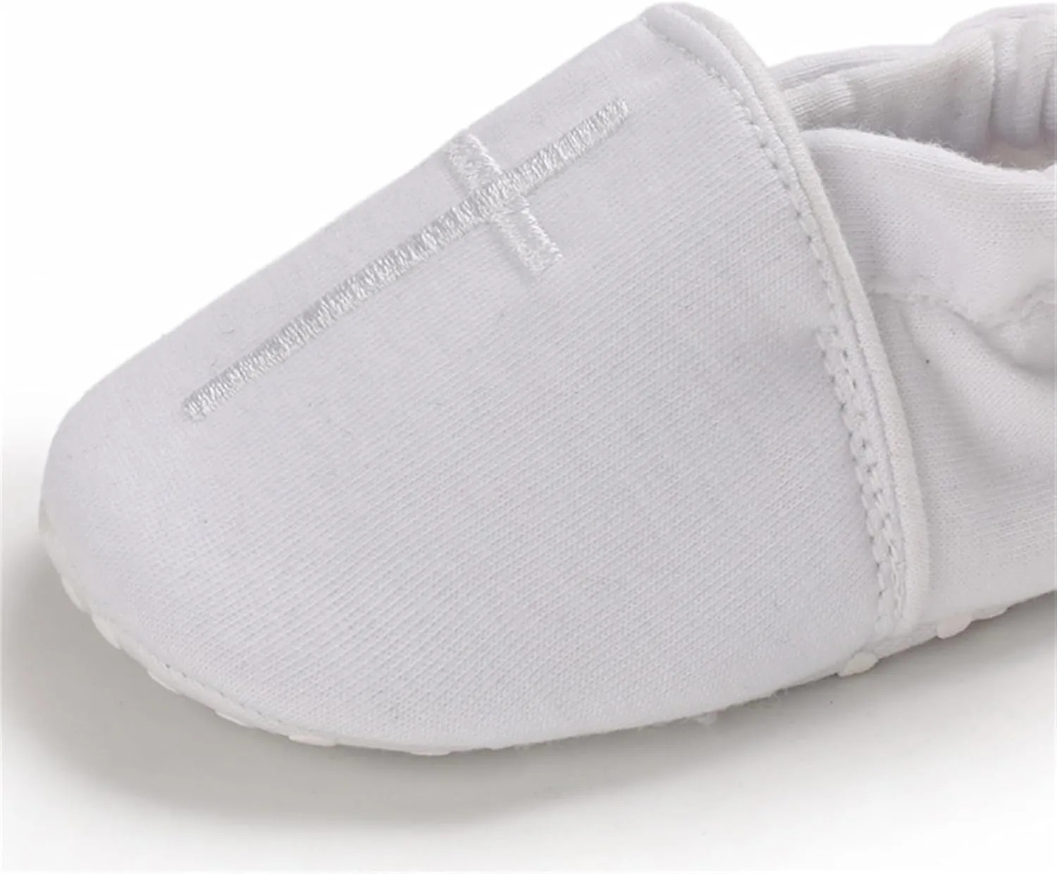 Baby Baptism Shoes & Socks, Boys Girls Infant Toddler, Soft Sole White Christening Sneaker Socks, 3PC