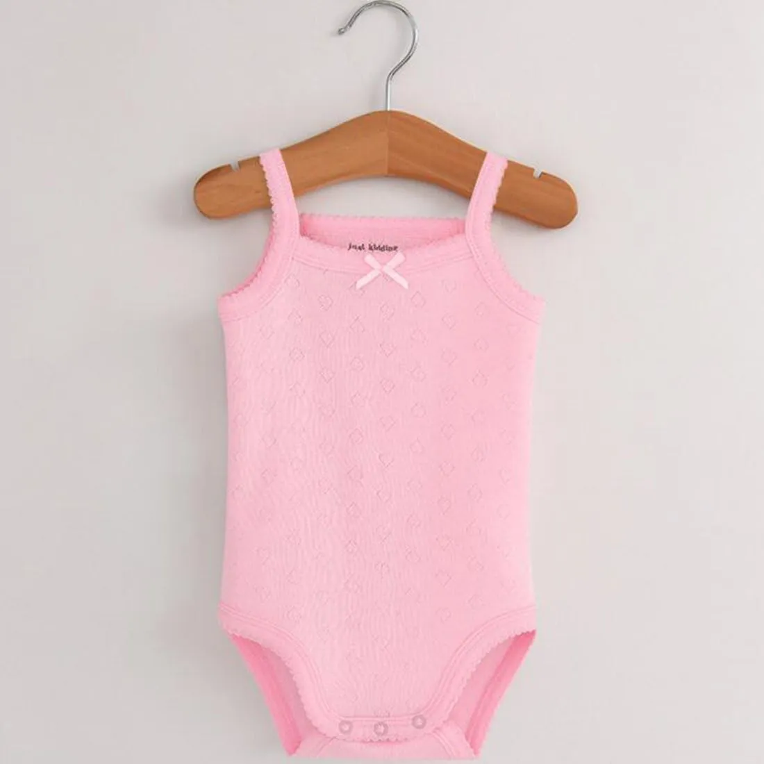 Baby Girls Spaghetti Strap Bodysuit Sleeveless Baby Tank Top Cotton Baby One-Pieces Pack of Summer Baby Clothes Outfit
