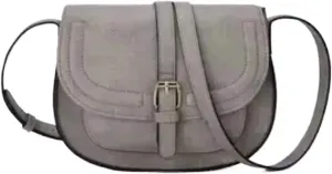 Bags for Women Retro saddle bag ladies shoulder messenger bag versatile women's half circle bag female(Gray)