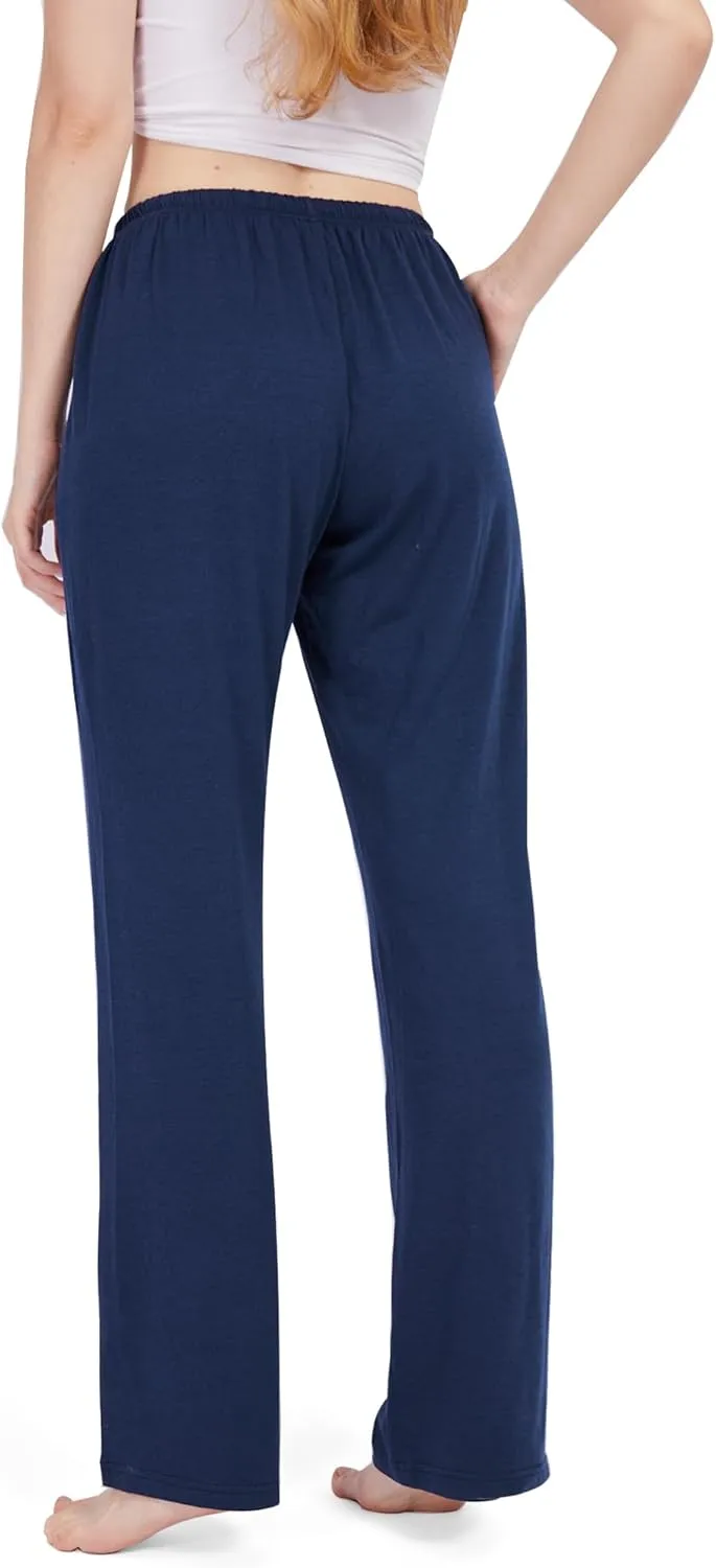 BAMBOO COOL Women Pajama Pants Comfy Lounge Sleep Bottoms, Casual Pj Pants with Pockets and Stretch Drawstring