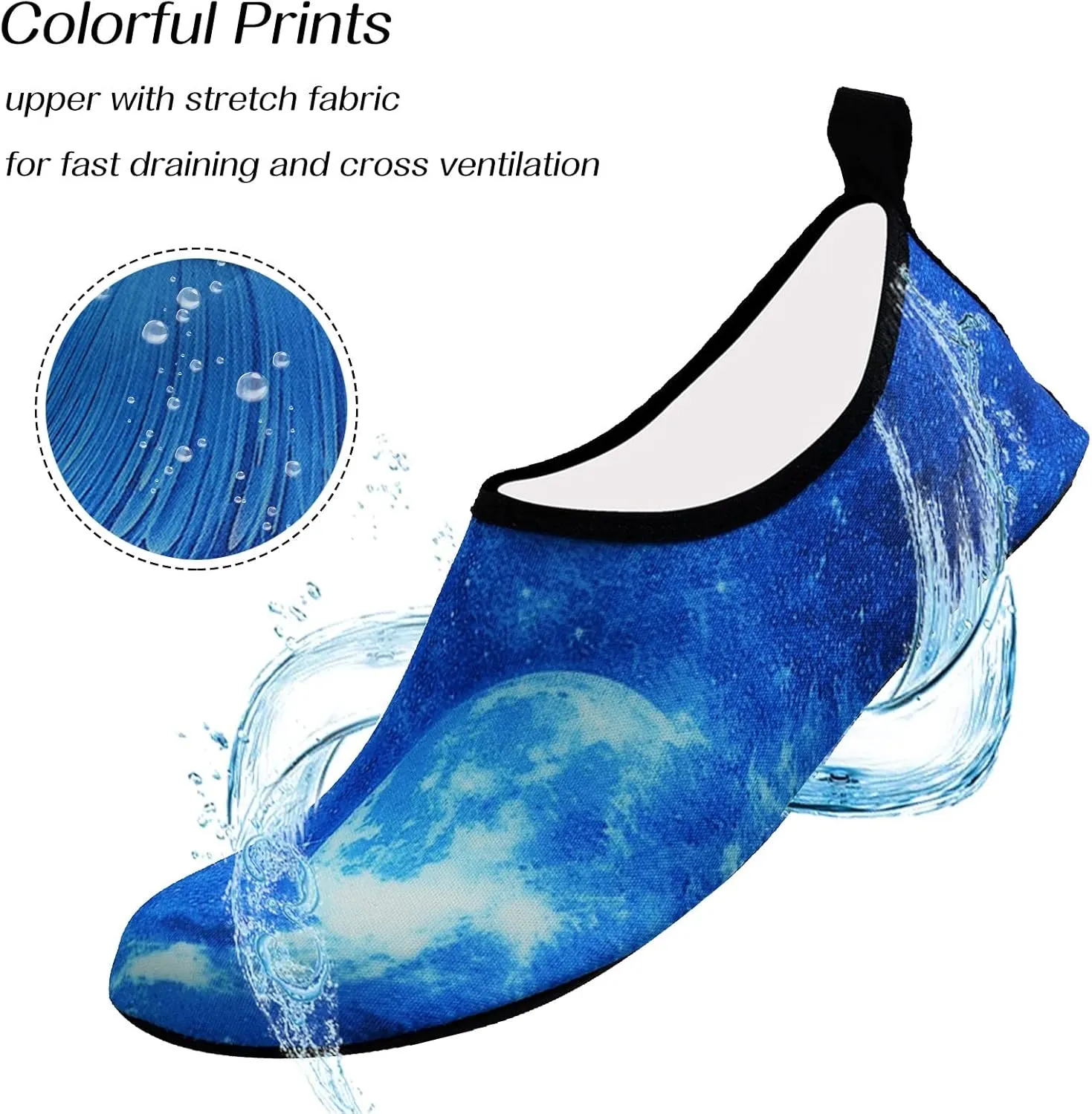Barefoot Water Shoes Quick Dry Aqua for Women Men Beach Swim Pool Surf Yoga Hiking Kayaking Lightweight Non Slip Outdoor Sports