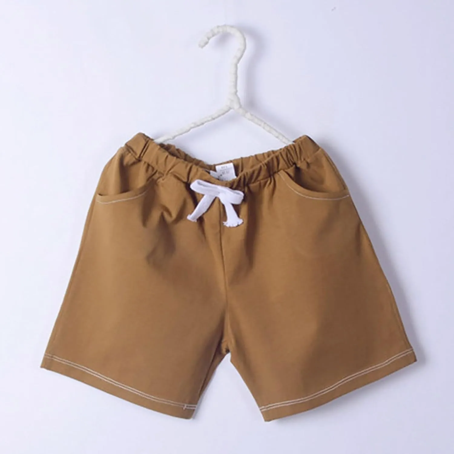 Basketball Athletic Shorts for Boys Cotton Pull on Soccer Shorts Girls Summer Outdoor Lightweight Quick Dry Short