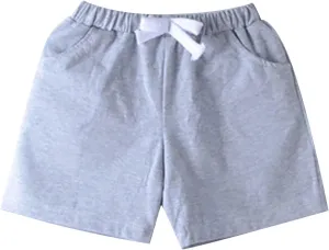 Basketball Athletic Shorts for Boys Cotton Pull on Soccer Shorts Girls Summer Outdoor Lightweight Quick Dry Short