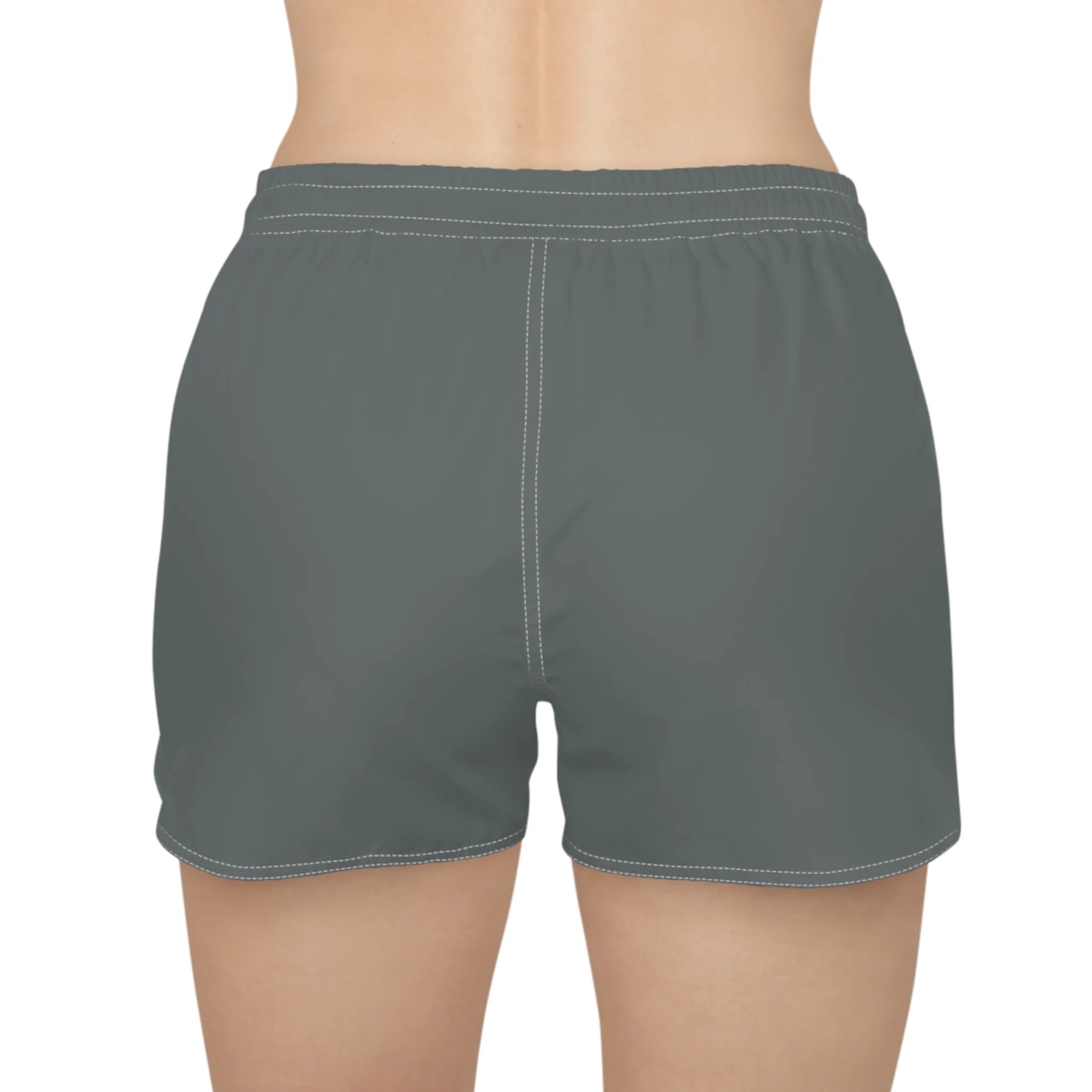 Beast Attire Women's Grey Casual Shorts (AOP)