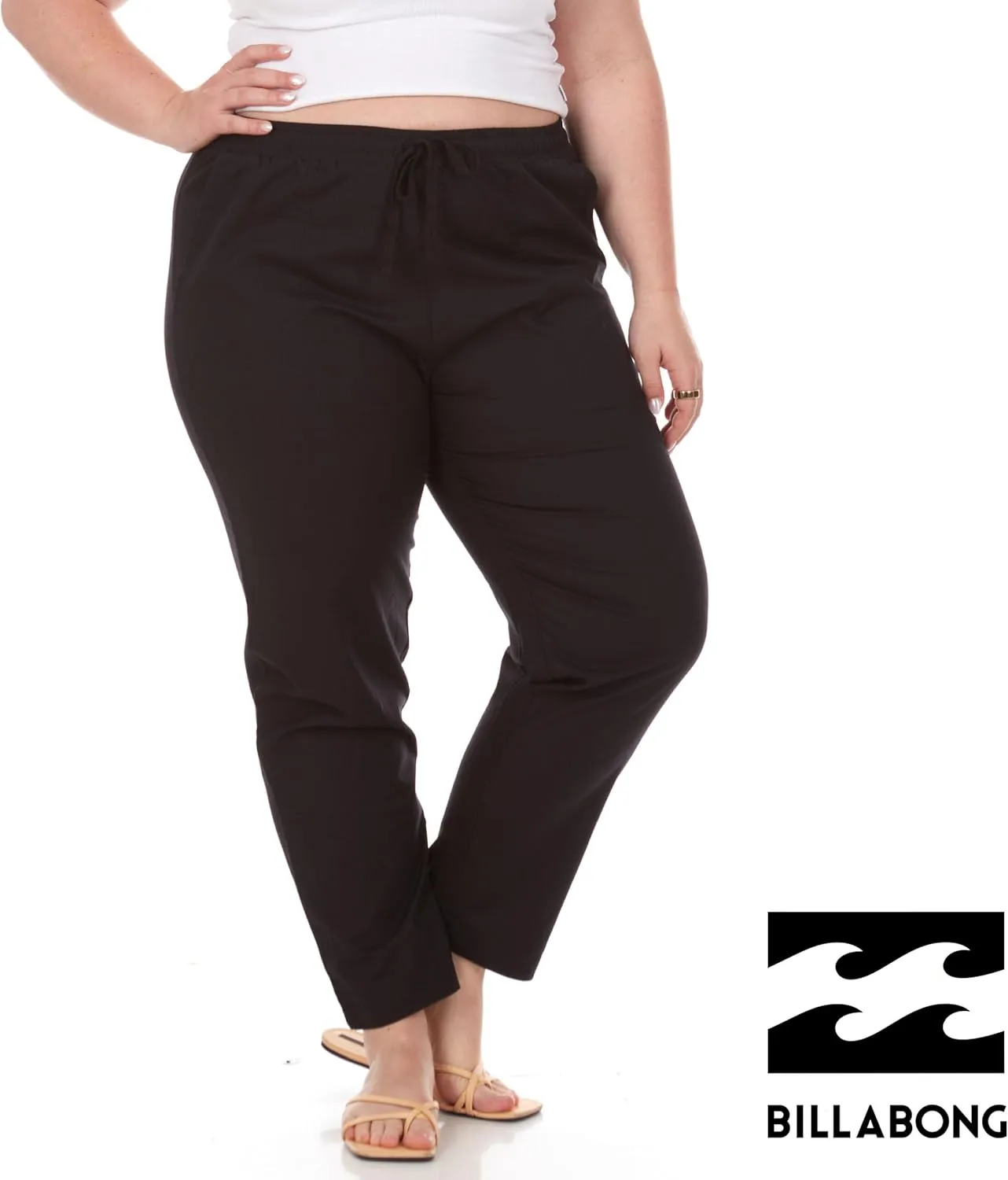 Billabong Plus Size Beach Pants - Womens Loose Fit High Waisted Summer Pants