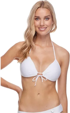 Body Glove Smoothies Baby Love Solid Molded Cup Triangle Push Up Bikini Top Swimsuit
