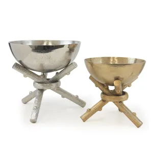 Bonfire Metal Bowl on Stand