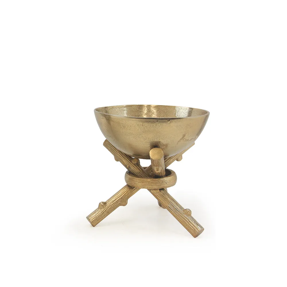 Bonfire Metal Bowl on Stand