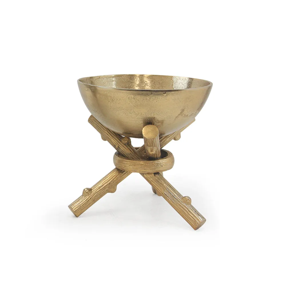 Bonfire Metal Bowl on Stand
