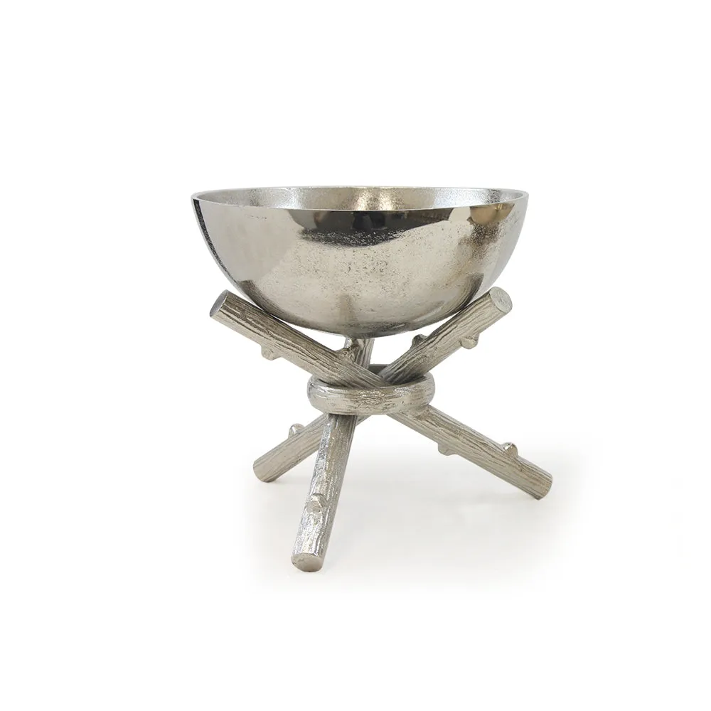 Bonfire Metal Bowl on Stand
