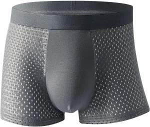 Boxer Briefs for Men High Waisted Breathable Cotton Sexy Boxer Briefs Stretch Soft Comfortable Pouch Cool Boxer Briefs