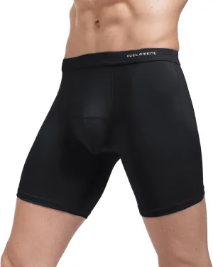 Boxer Briefs for Men Pack Men's Premium Tag-Free Flex Fit Tag Free Knit Boxer