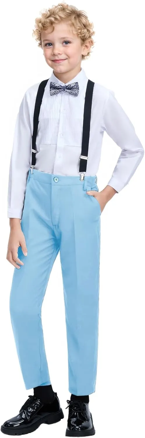Boys Dress Pants Formal Suits Pants School Unifrom Dresswear