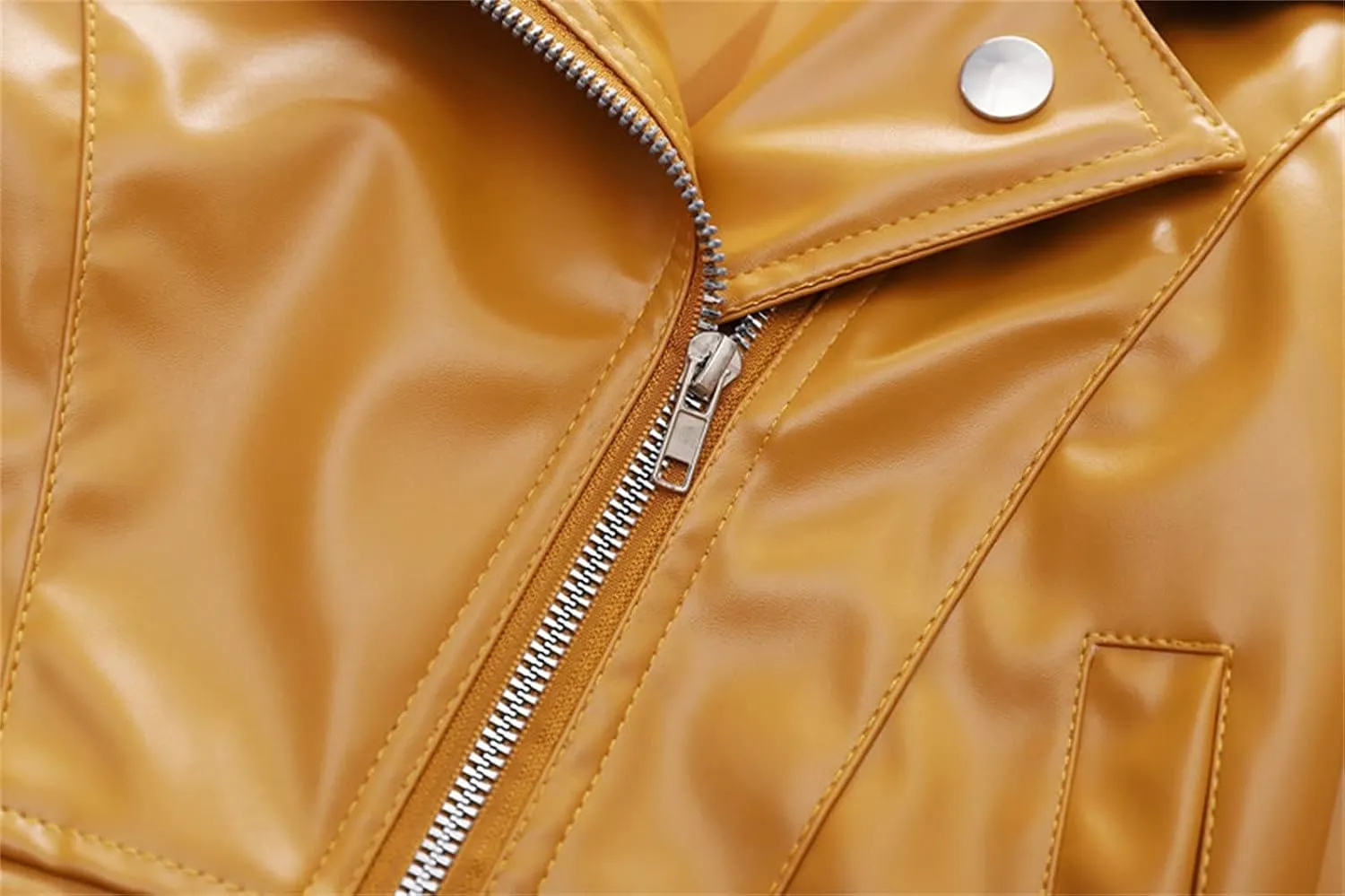 Boys Leather Jacket Children Collar Motorcycle Faux Leather Coats Kids PU Soft Spring Leather Jackets Outerwear