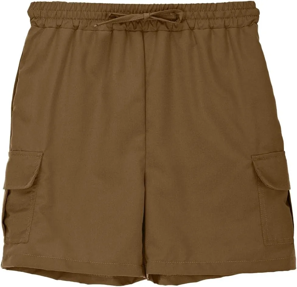 Boys' Pull on Cargo Shorts School Uniform Khaki Athletic Shorts for Boys Quick-Dry Cargo Hiking Pants Baggy Sweatpants