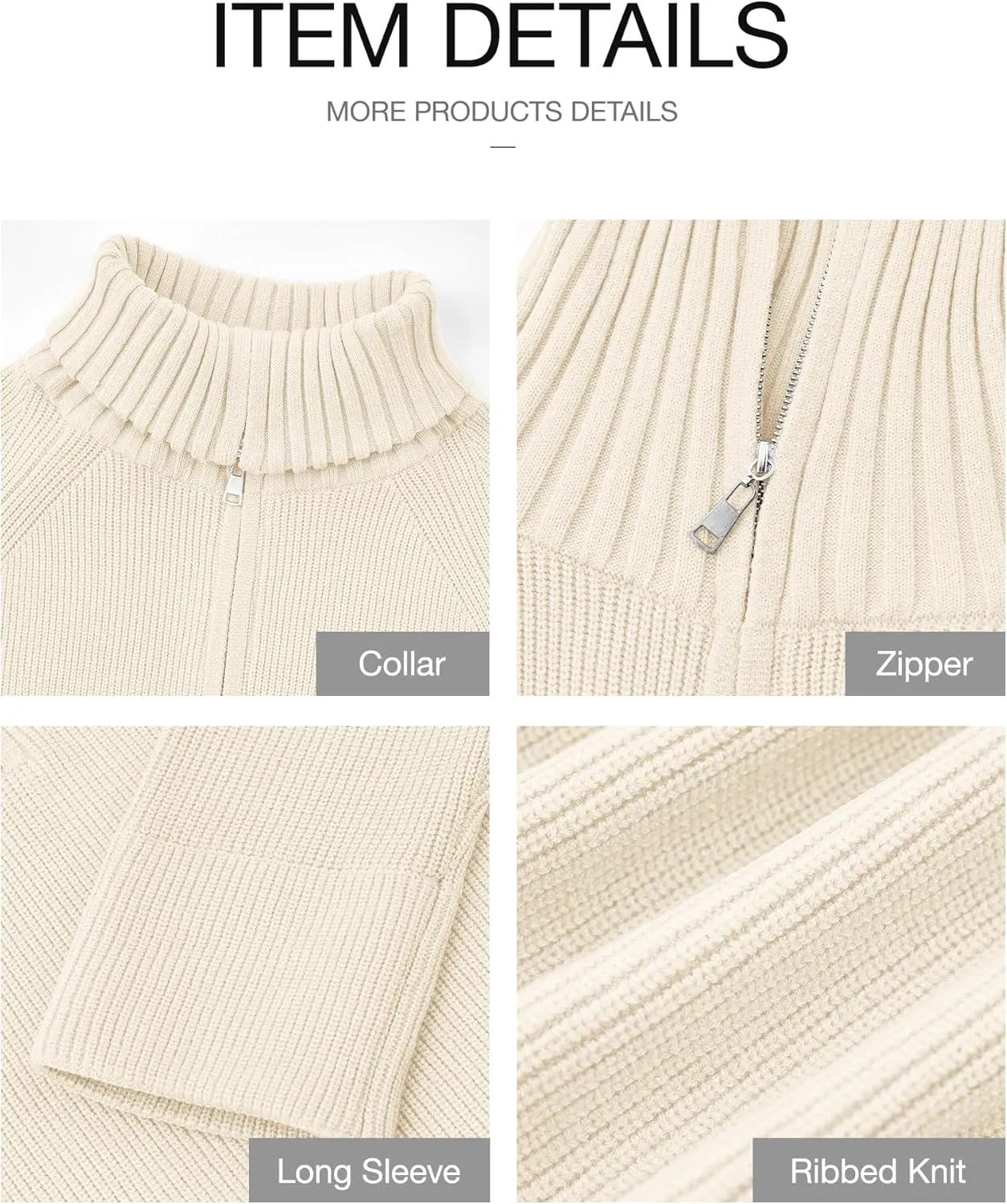 BTFBM Womens Casual Long Sleeve Half Zip Pullover Sweaters Solid V Neck Collar Ribbed Knitted Loose Slouchy Jumper Tops