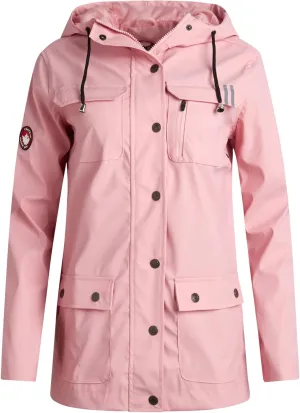 CANADA WEATHER GEAR Womens Rain Jacket - Weather Resistant Lightweight Trench Coat with Adjustable Hood (Sizes: S-XXL)