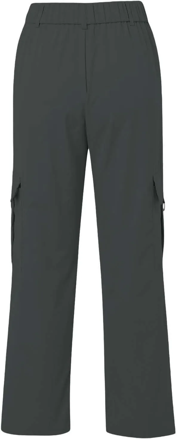 Cargo Pants for Women High Waisted Casual Hiking Streetwear Trousers with Pockets Y2k Straight Athletic Outdoor Pant