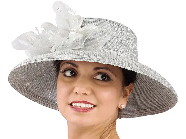 Caroline Metallic Church Hat