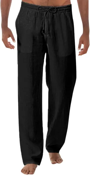 Casual Work Pants for Men Slim Stretch Chino Trousers Men's Slim-Fit Wrinkle- Flat-Front Chino Pants for Fall Men
