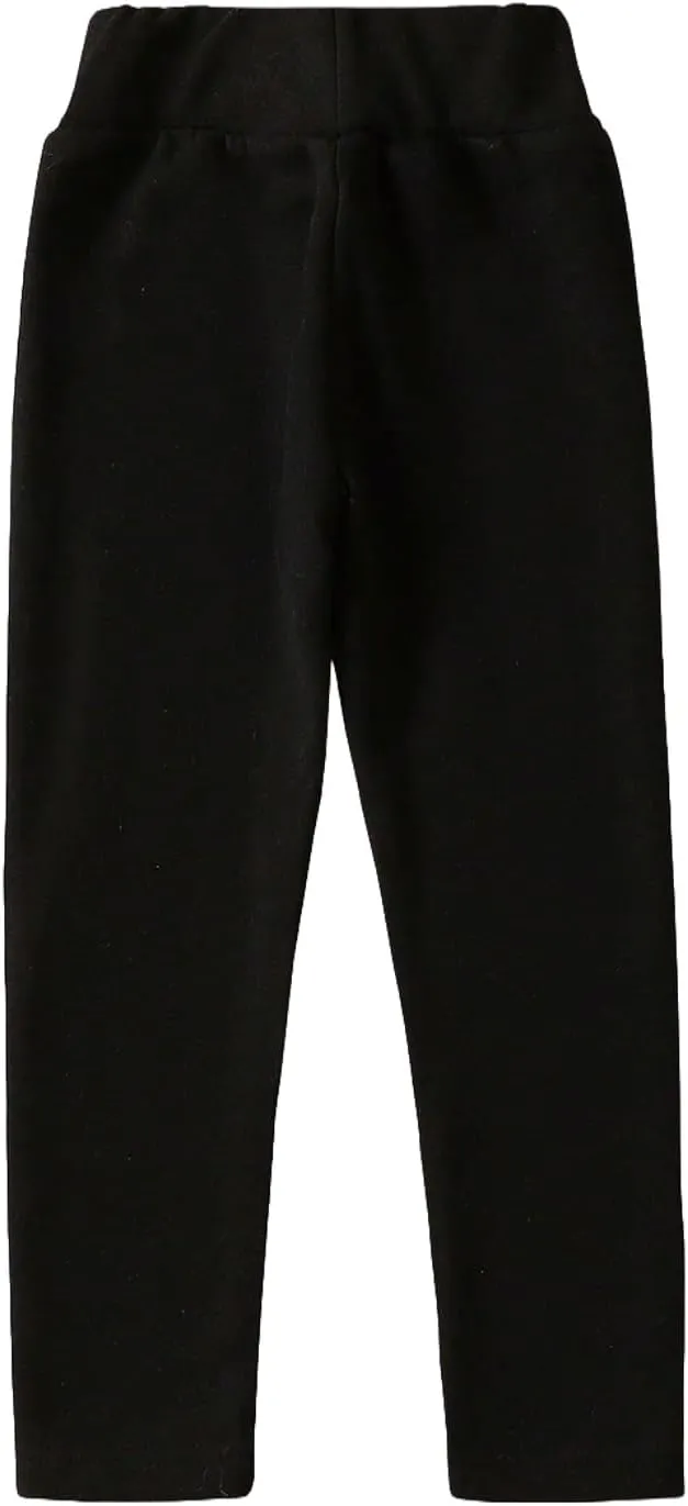Children's Leggings Girls' Assorted Basic Trousers Skinny Pants Warm Stretch Leggings for Kids