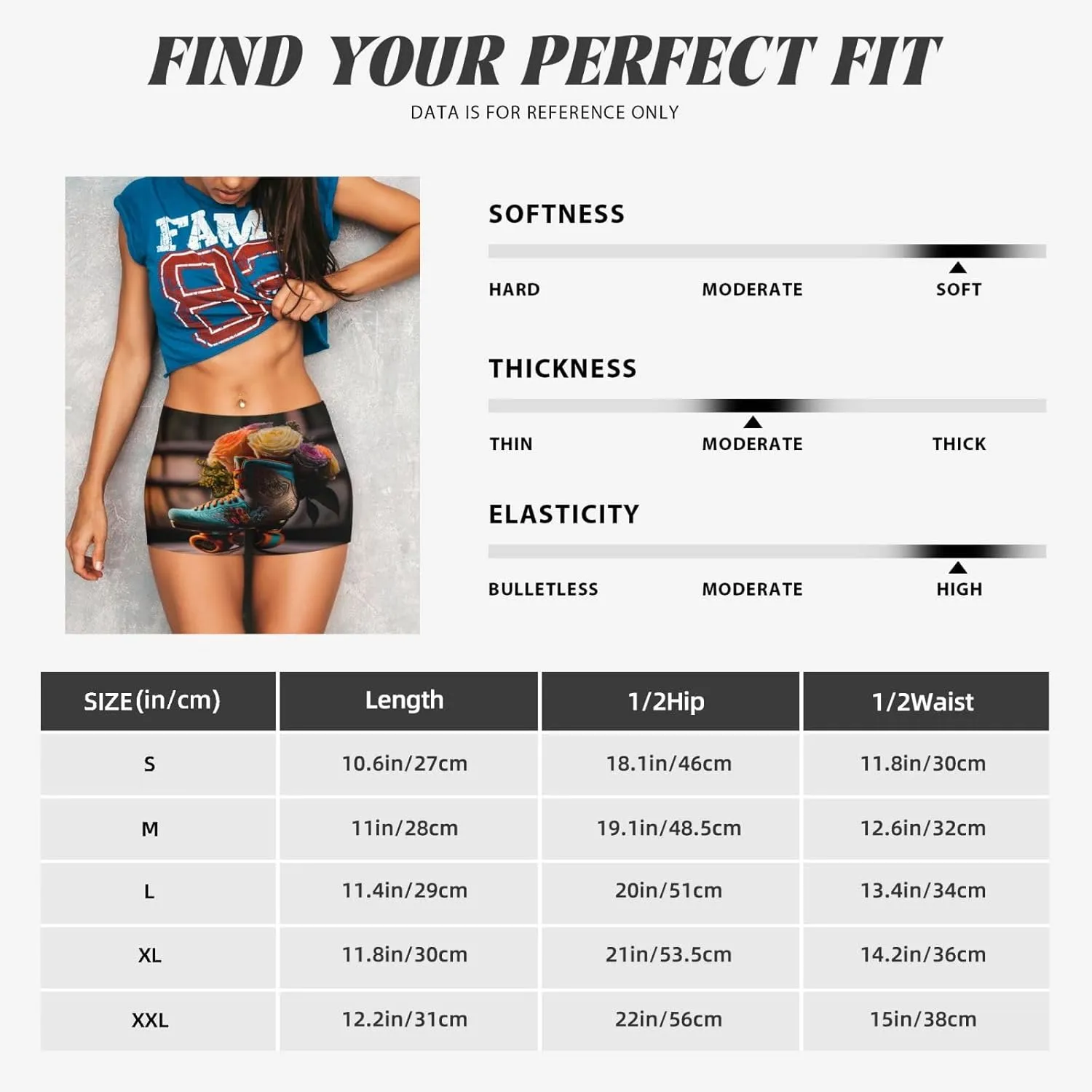 Classic Floral Blue Skate Shoes Seamless Workout Shorts Women - Athletic Biker Running Gym Yoga Shorts for Women