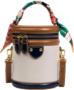 Colorblock Bucket Bag For Women, JAKYE 2025 New Colorblock Bucket Bag for Women, Fashion Versatile Crossbody Bags